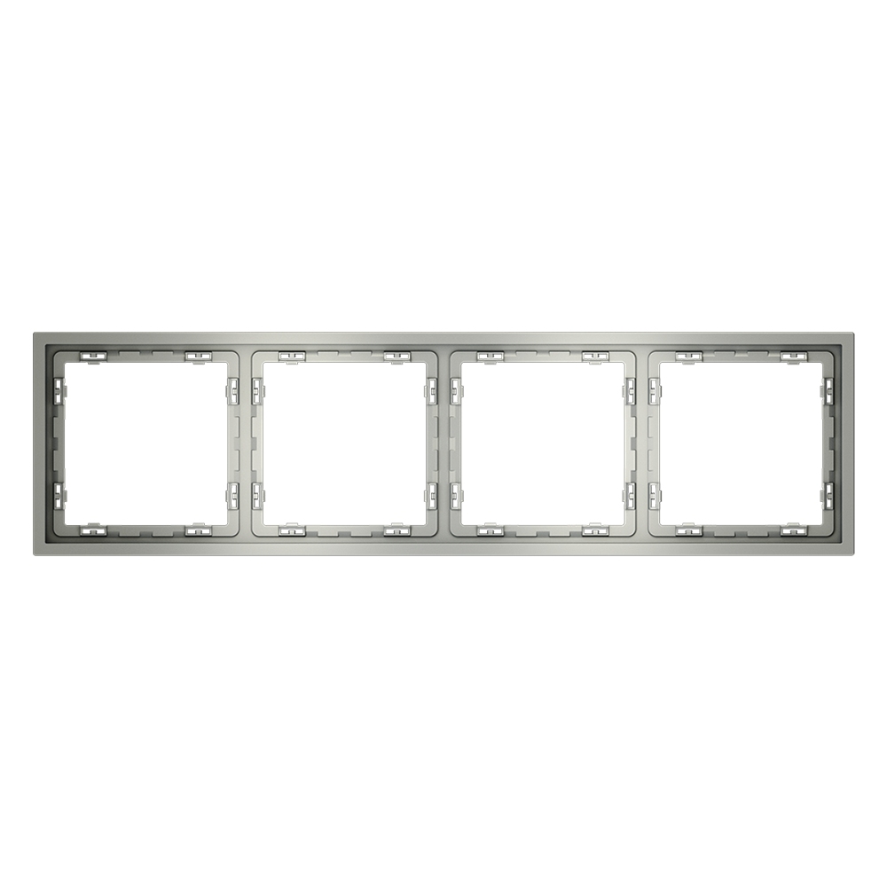 Рамка на 4 поста Voltum S70 VLS100405 (сталь)