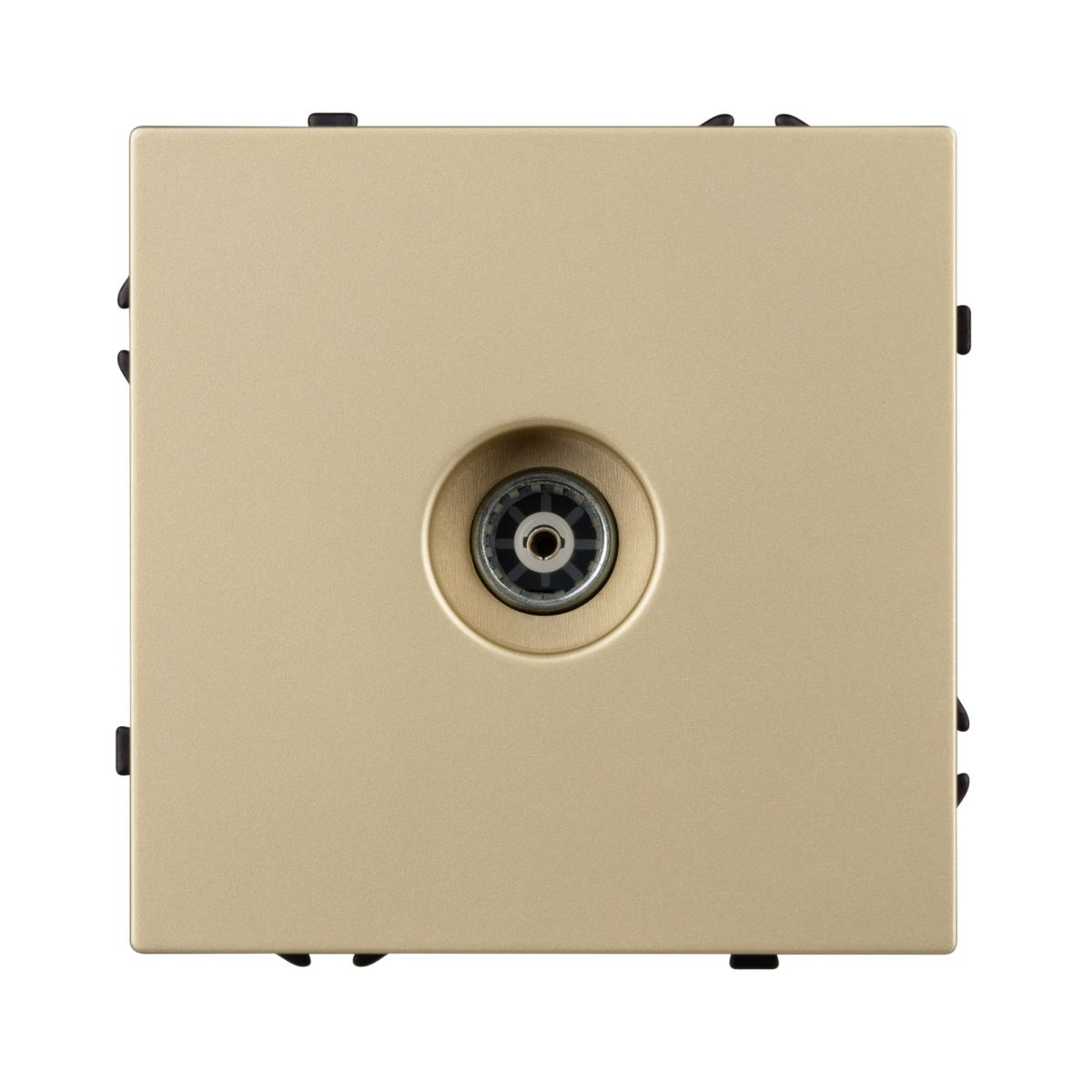 Механизм телевизионной розетки Arlight SCT-NOBE-MTV1-SFPL-GD (Золотой песок) 054294