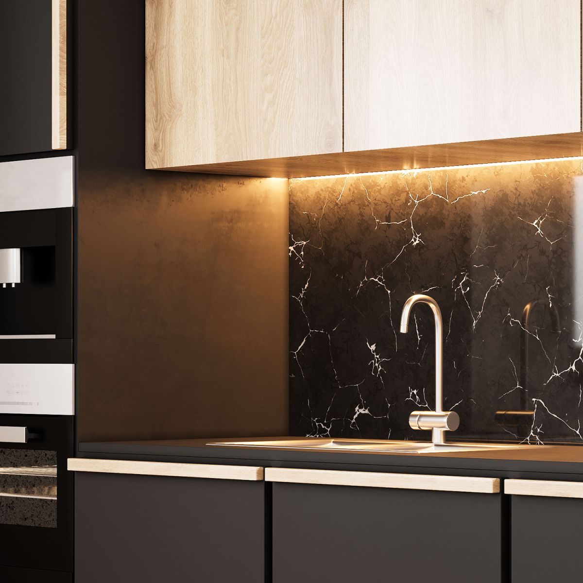 Светодиодная лента Gauss Basic 12В 5050 10Вт/м 3000K 1м IP20 BT033