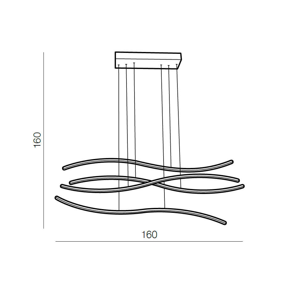 Подвесной светильник Azzardo Waves AZ2912