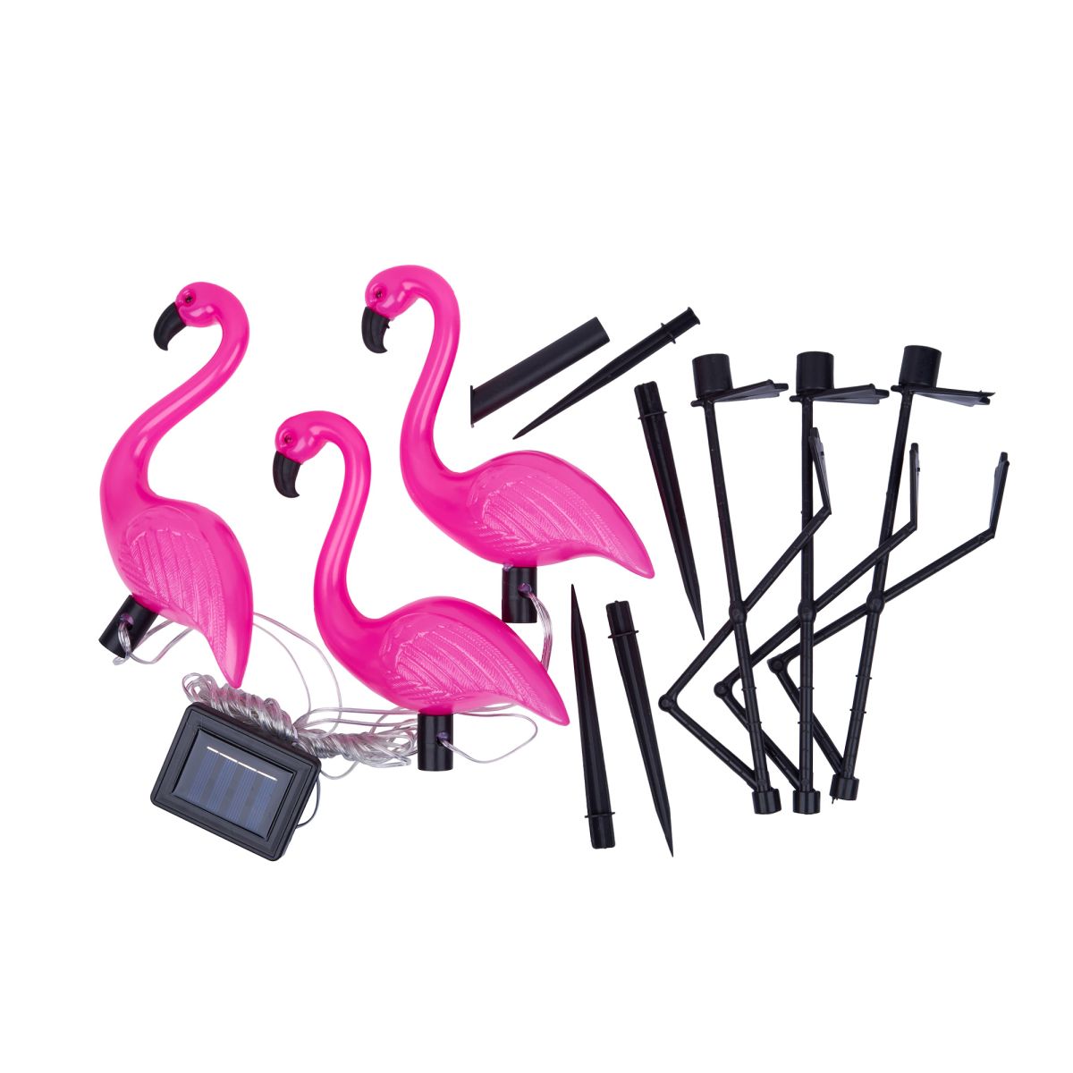 Садовый светильник на солнечной батарее (3 шт.) Uniel USL-S-833/PM530 FLAMINGO SET3 UL-00012698