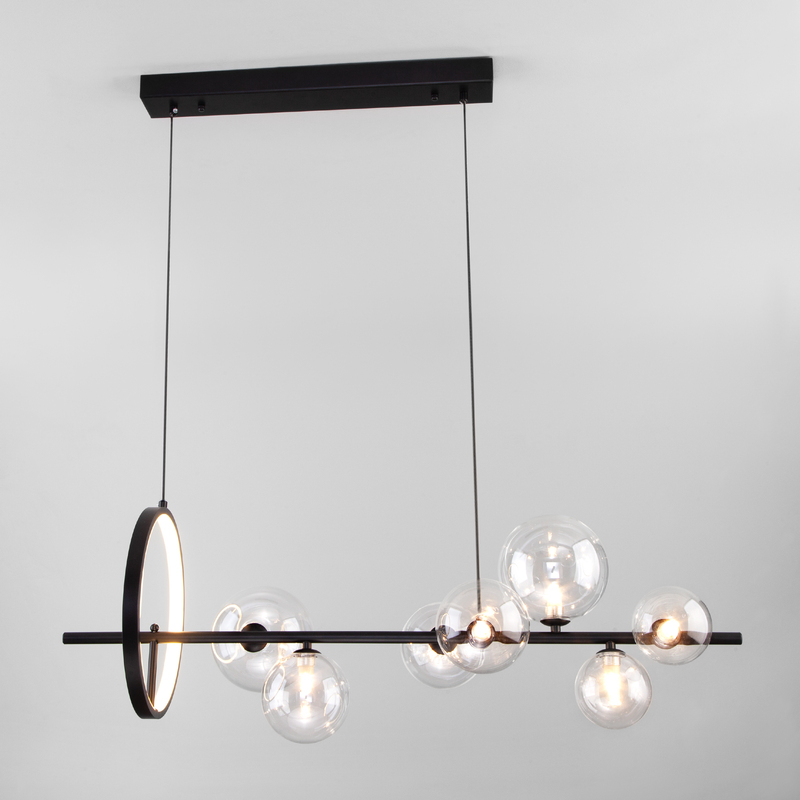 Подвесной светильник Eurosvet Sorento 90167/8 черный Smart