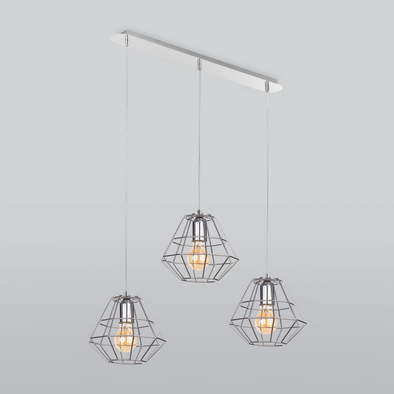 Подвесной светильник TK Lighting 4205 Diamond Silver