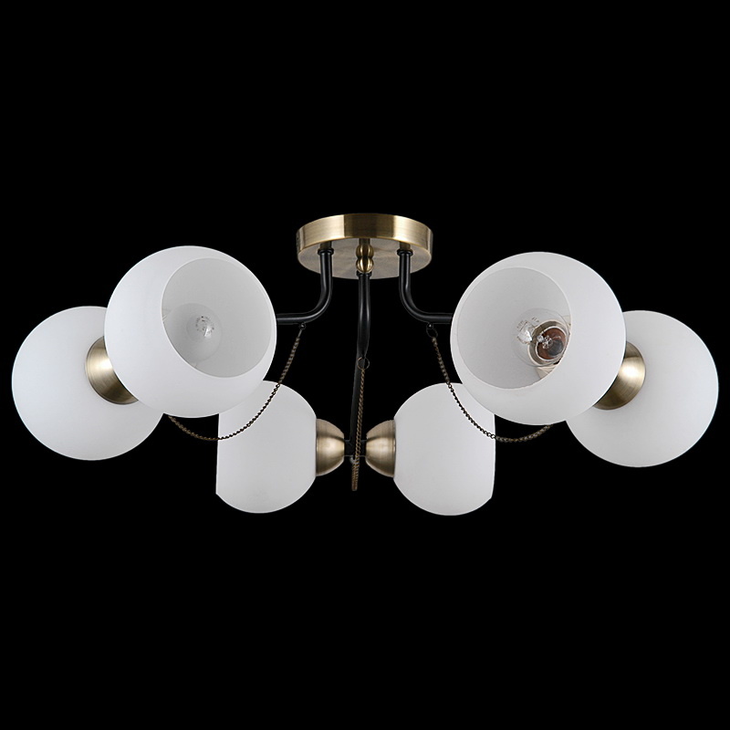 Потолочная люстра Illumico IL0035-6CSQ-79 BK AB