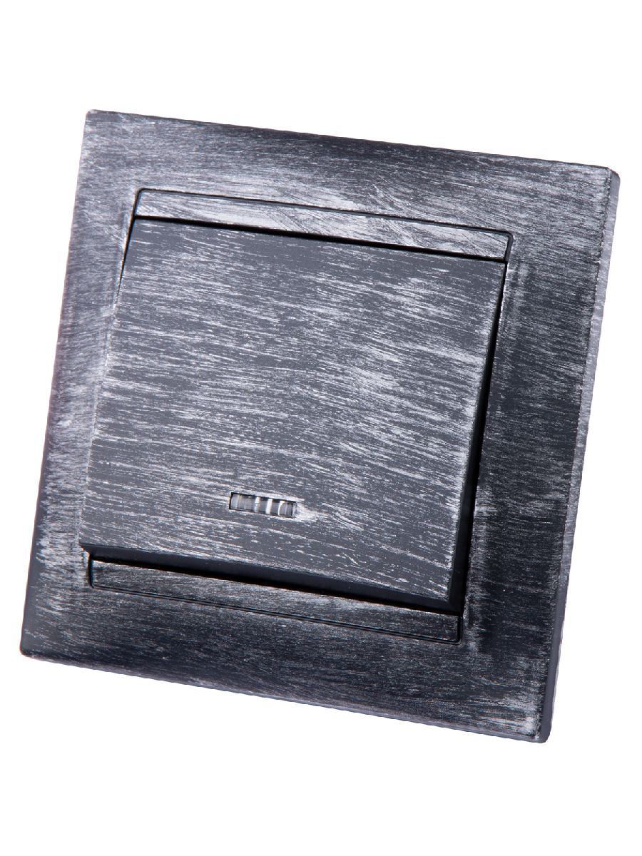 Выключатель одноклавишный с подсветкой Лама TDM Electric SQ1815-0646