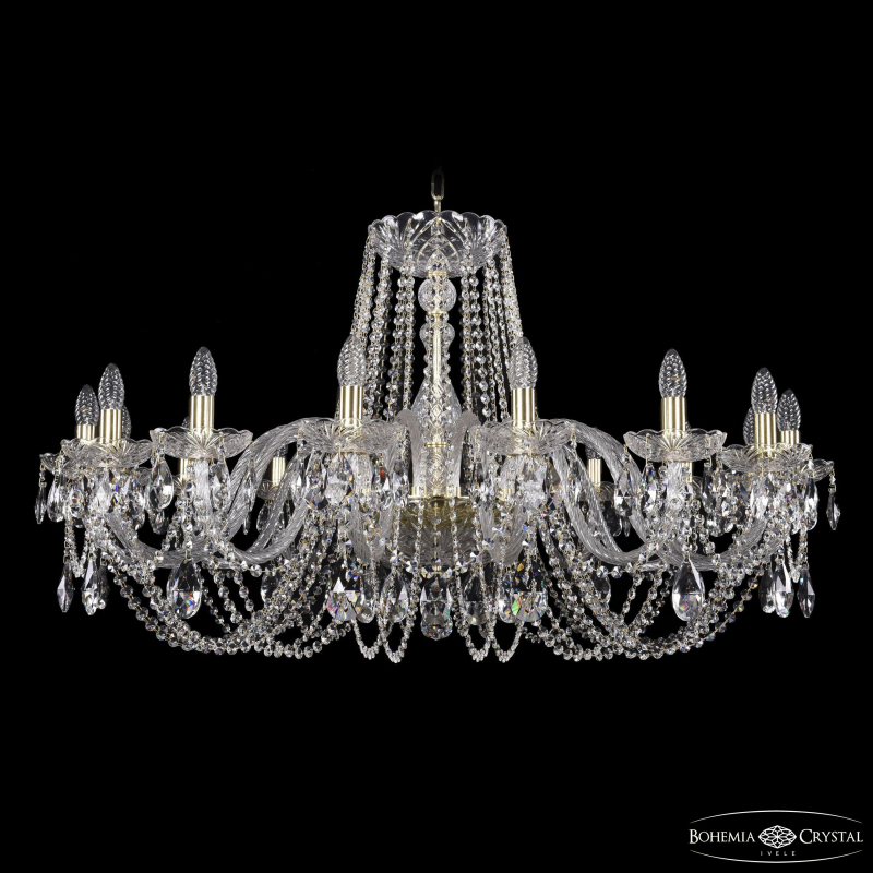 Подвесная люстра Bohemia Ivele Crystal 1402/16/400 G