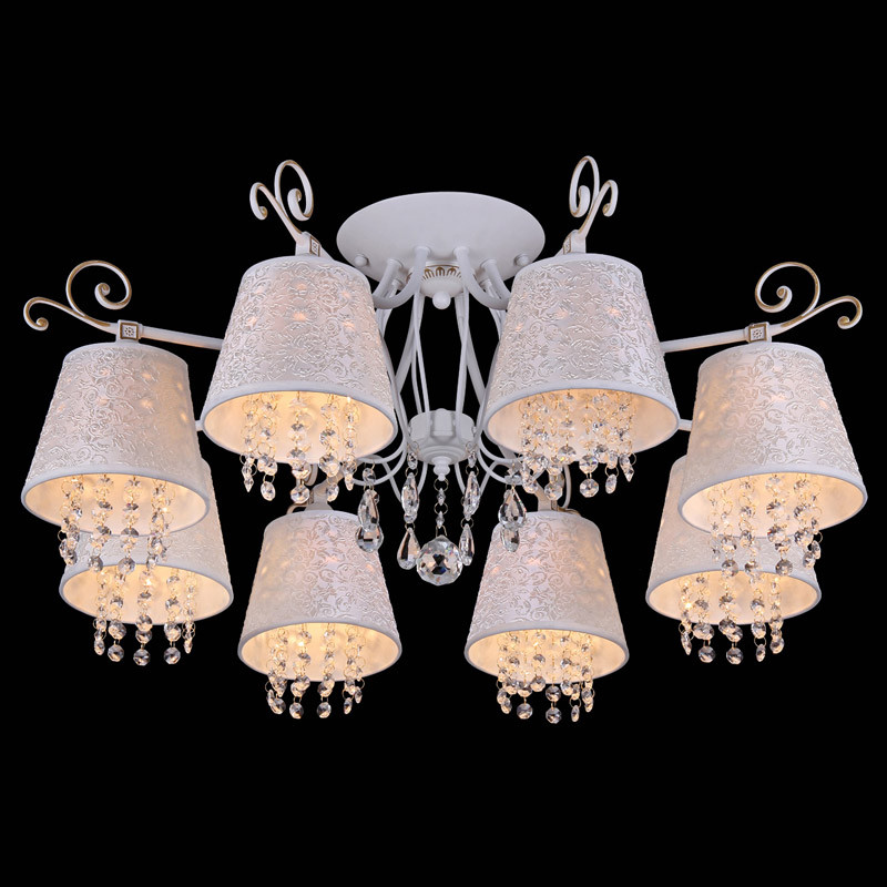 Потолочная люстра Natali Kovaltseva 10854/8C GOLD IVORY