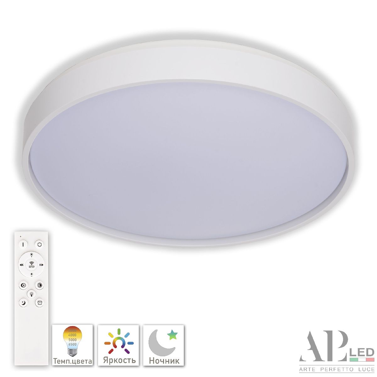 Потолочный светильник Arte Perfetto Luce Toscana PRO 3315.XM302-2-328/18W White TD