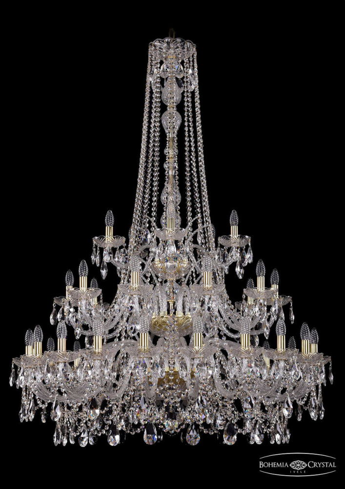 Подвесная люстра Bohemia Ivele 1411/20+10+5/400/h-158/3d/G