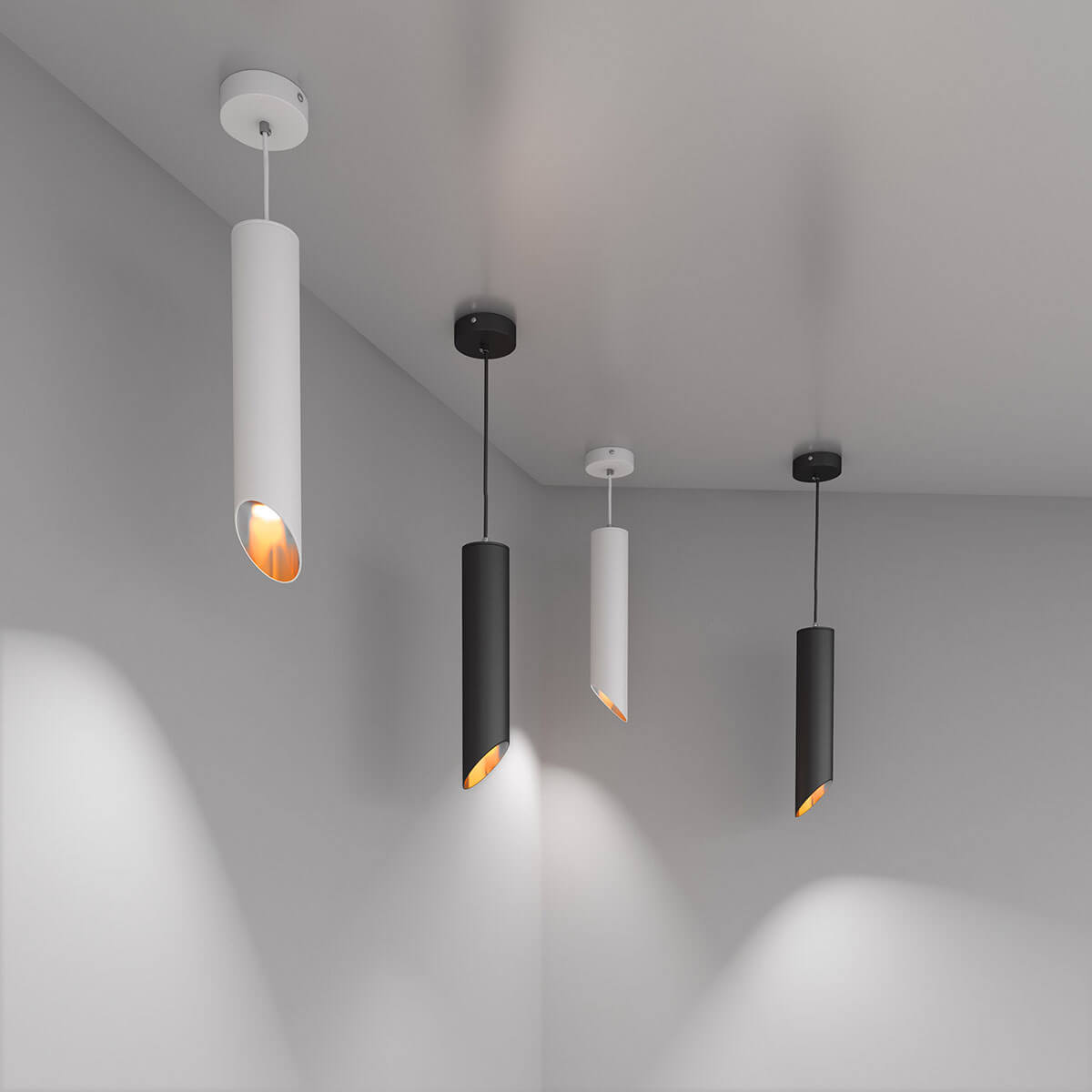 Подвесной светильник Elektrostandard 7011 MR16 WH/GD белый/золото 4690389123702