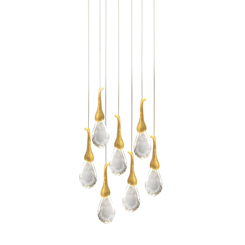 Подвесной светильник Delight Collection Seed OMG07287-7 gold