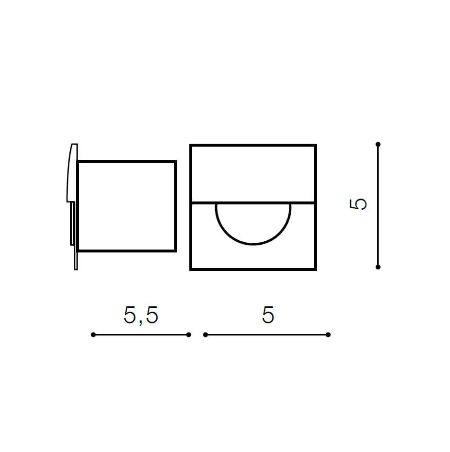 Встраиваемый светильник Azzardo Sane FI 40 AZ2765