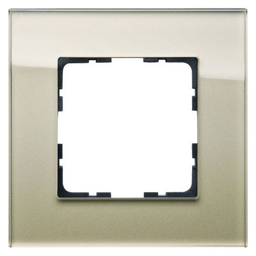 Рамка Jasmart G-Glass шампань 1-постовая G1001GG