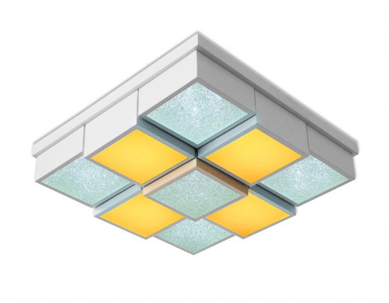 Накладная люстра Ambrella Light FS1540 WH/SD 108W D540*540