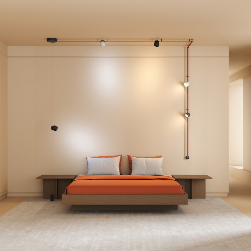 Трековый однофазный светильник Denkirs Belty spot DK5642-BK