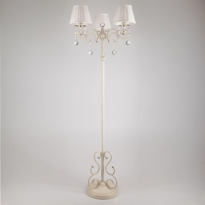 Торшер Eurosvet 12075/3F белый Strotskis