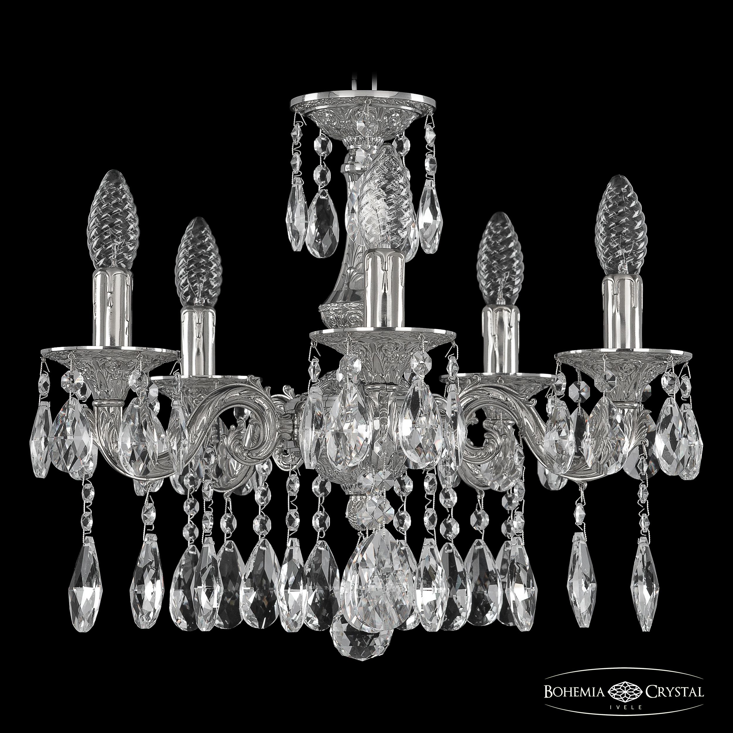 Подвесная люстра Bohemia Ivele Crystal Florence 71101/5/125 A Ni