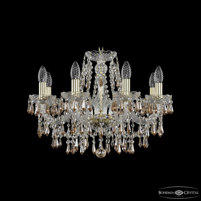 Подвесная люстра Bohemia Ivele Crystal 1403/8/195 G K721