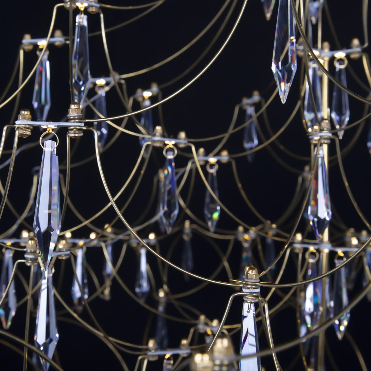 Подвесная люстра Loft IT Mira 10259/1200 Gold Asfour