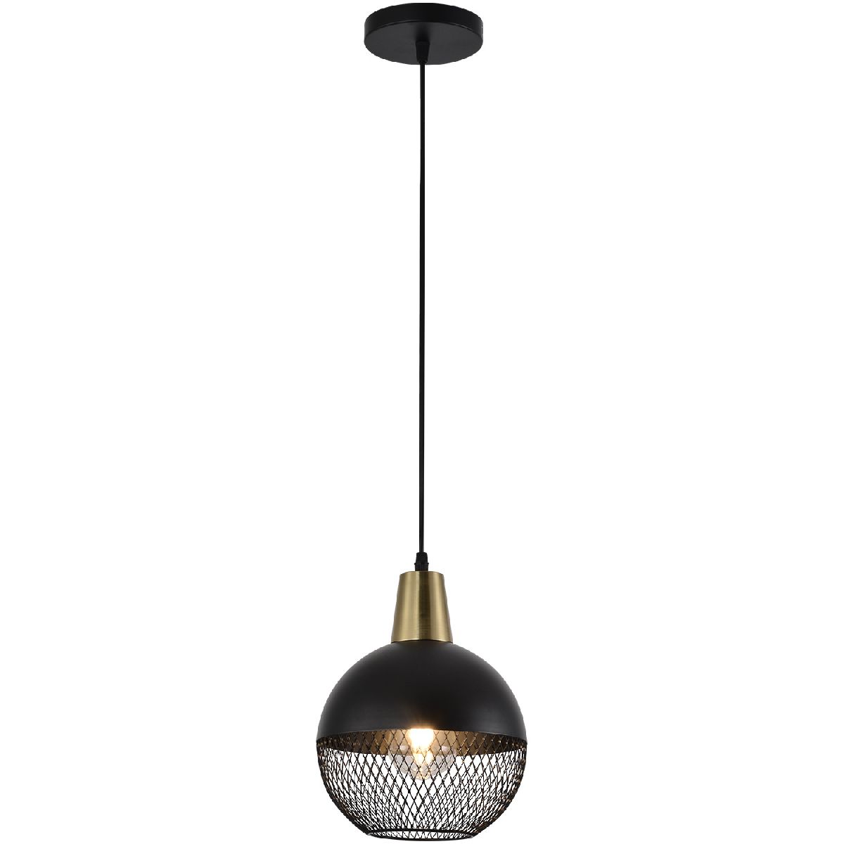 Подвесной светильник Reluce 03205-3.9-01 BK+COPPER