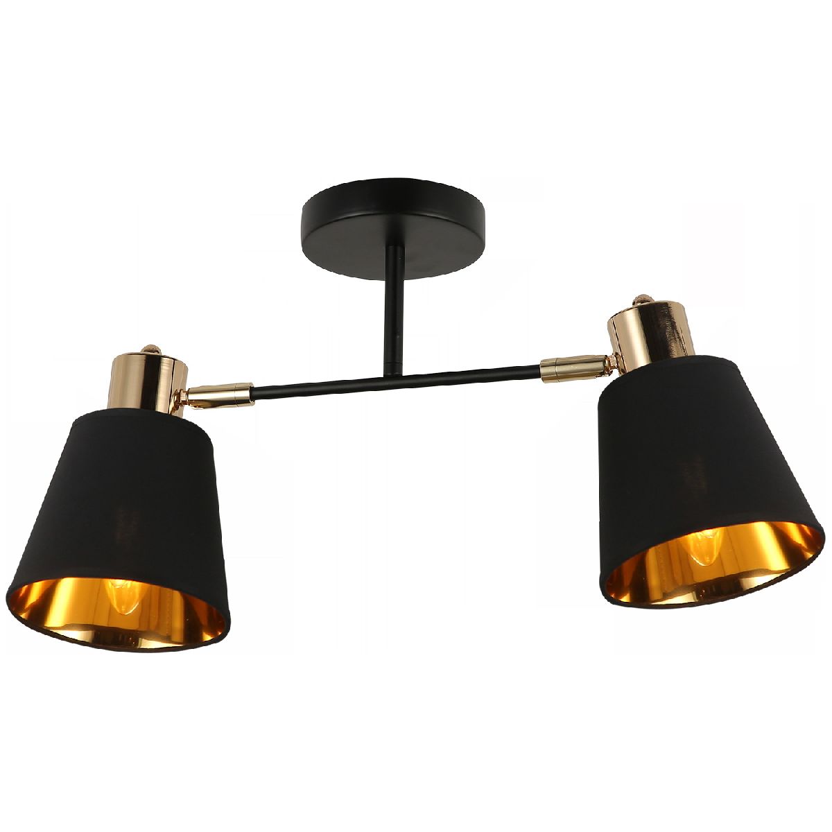 Потолочный светильник Illumico IL6116-2COU-79 BK GD