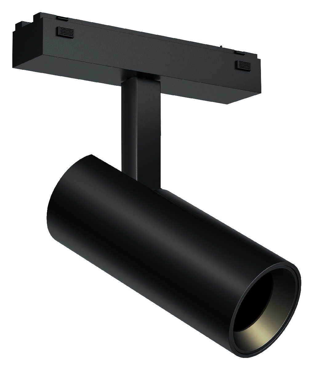 Трековый магнитный светильник iLedex Vision 4825-042-D55-18W-38DG-3000K-BK