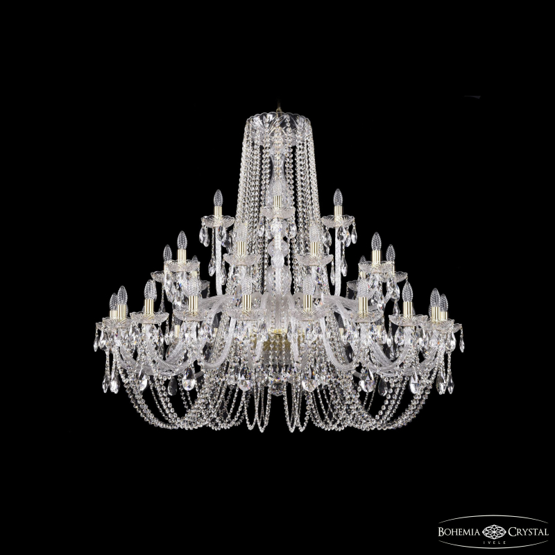 Подвесная люстра Bohemia Ivele Crystal 1402/20+10+5/460 G