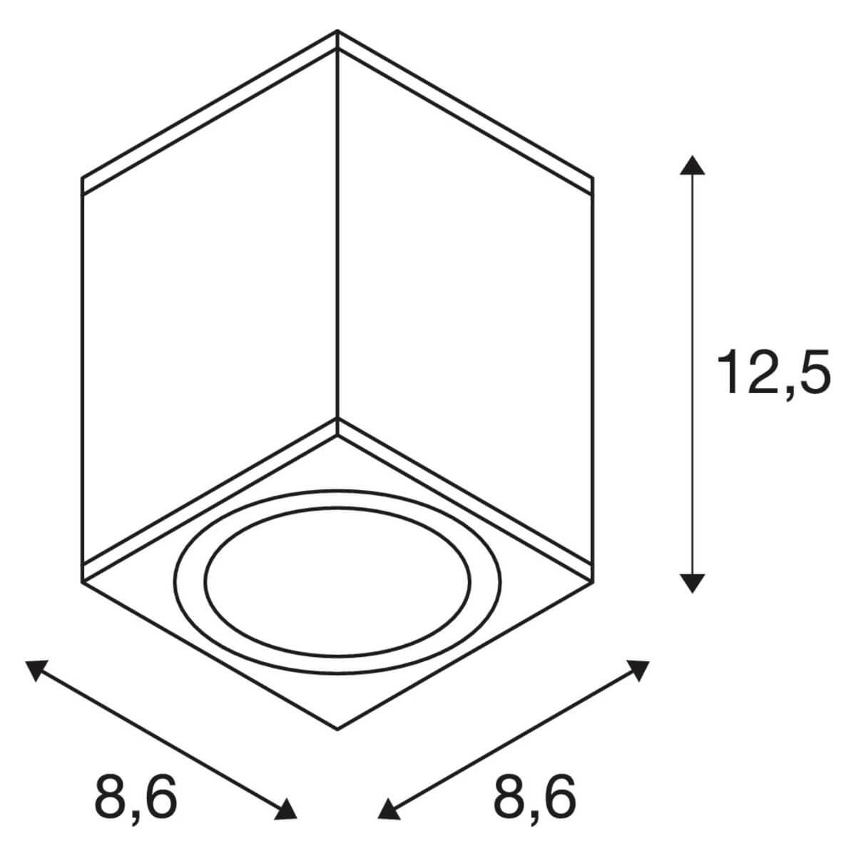 Уличный светодиодный светильник SLV Enola Square 1003420