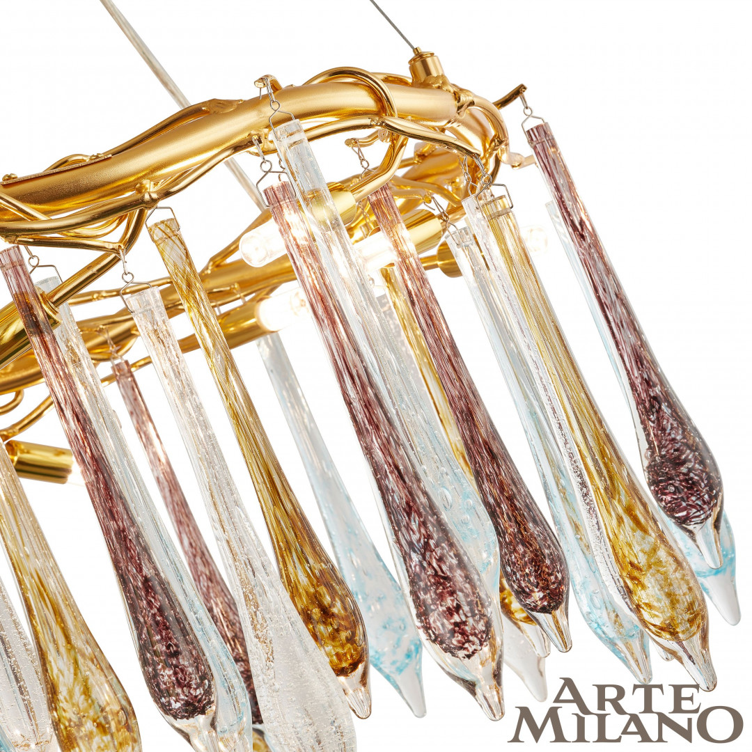 Подвесная люстра Arte Milano 500.D800.H350.G9.10 G