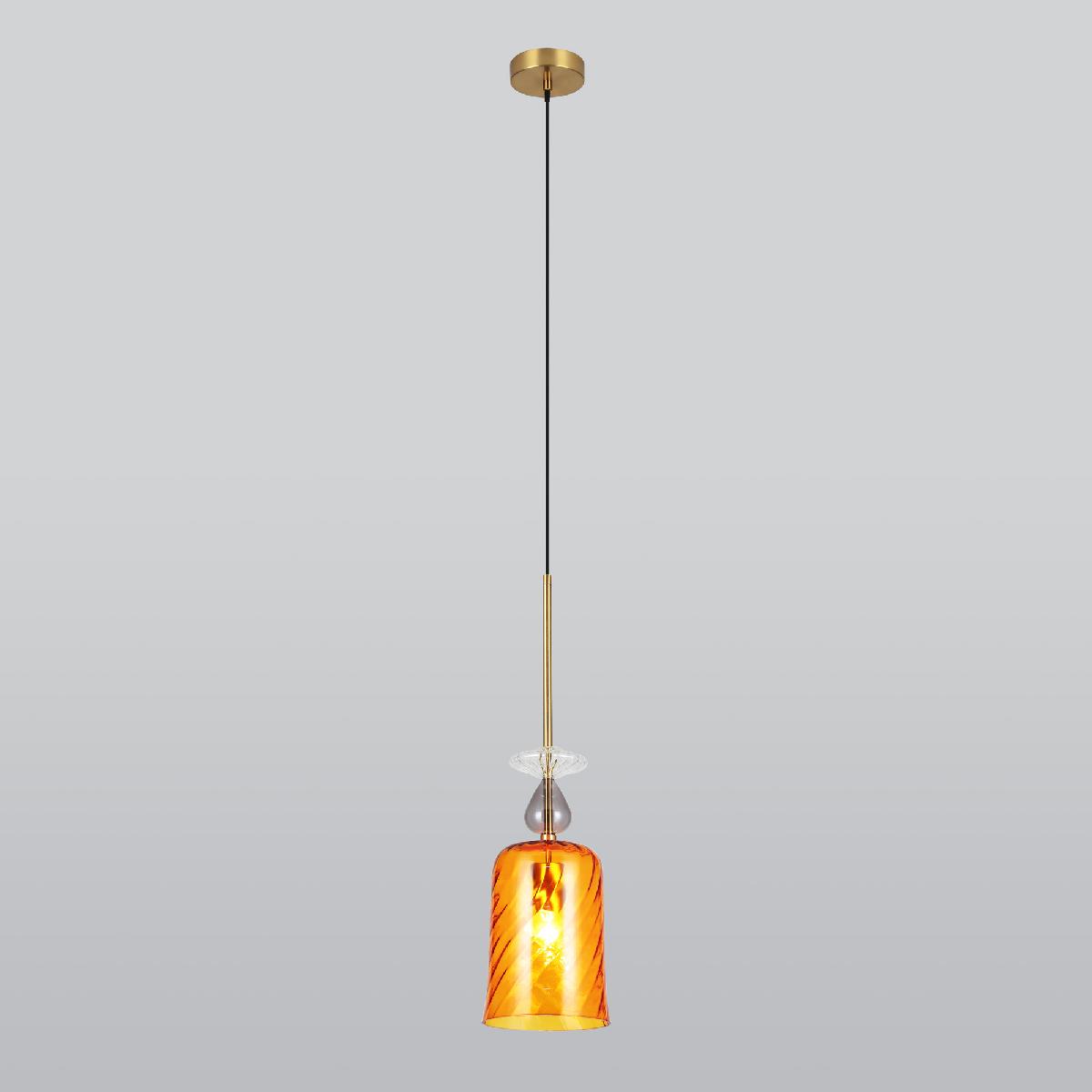 Подвесной светильник Eurosvet Dream 50194/1 янтарный