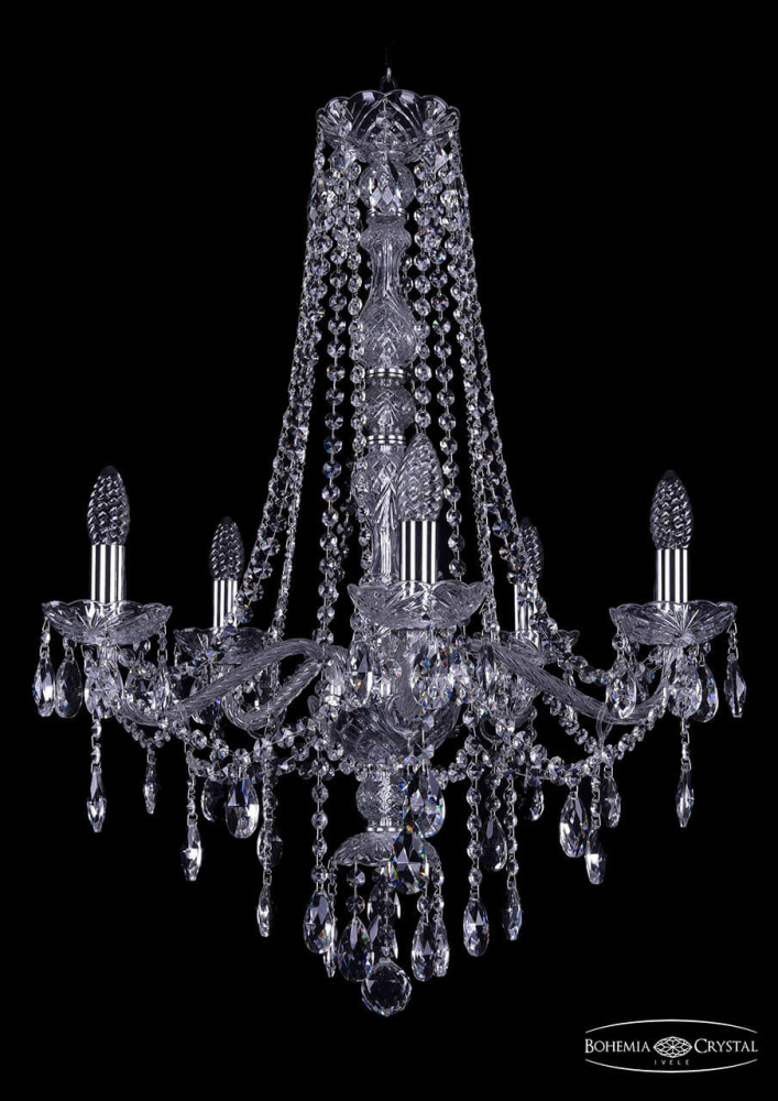 Подвесная люстра Bohemia Ivele 1415/5/200/h-75/Ni