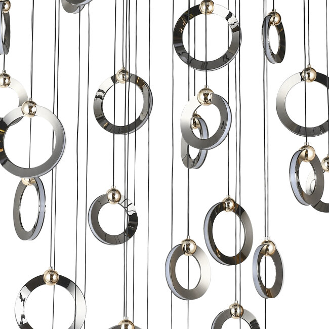 Подвесная люстра Lumien Hall Livin LH8028/36P-BK-PBK-SGD