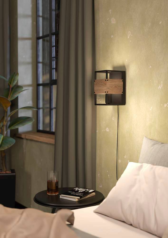 Бра деревянное из дерева Eglo Evesham 43806