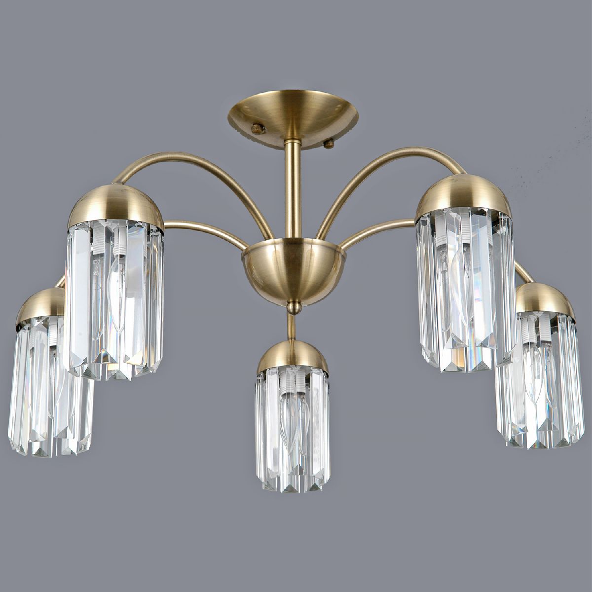 Люстра на штанге Illumico IL0599-5CSQ-24 AB LYRA