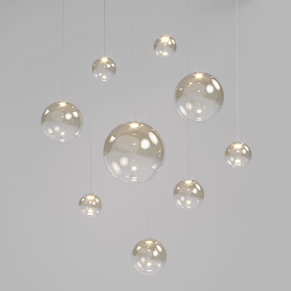 Подвесной светильник Eurosvet Wonder 50234/1 LED янтарный a058640