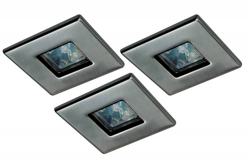 Встраиваемый светильник (в комплекте 3 шт.) Paulmann Quality Quadro 99543