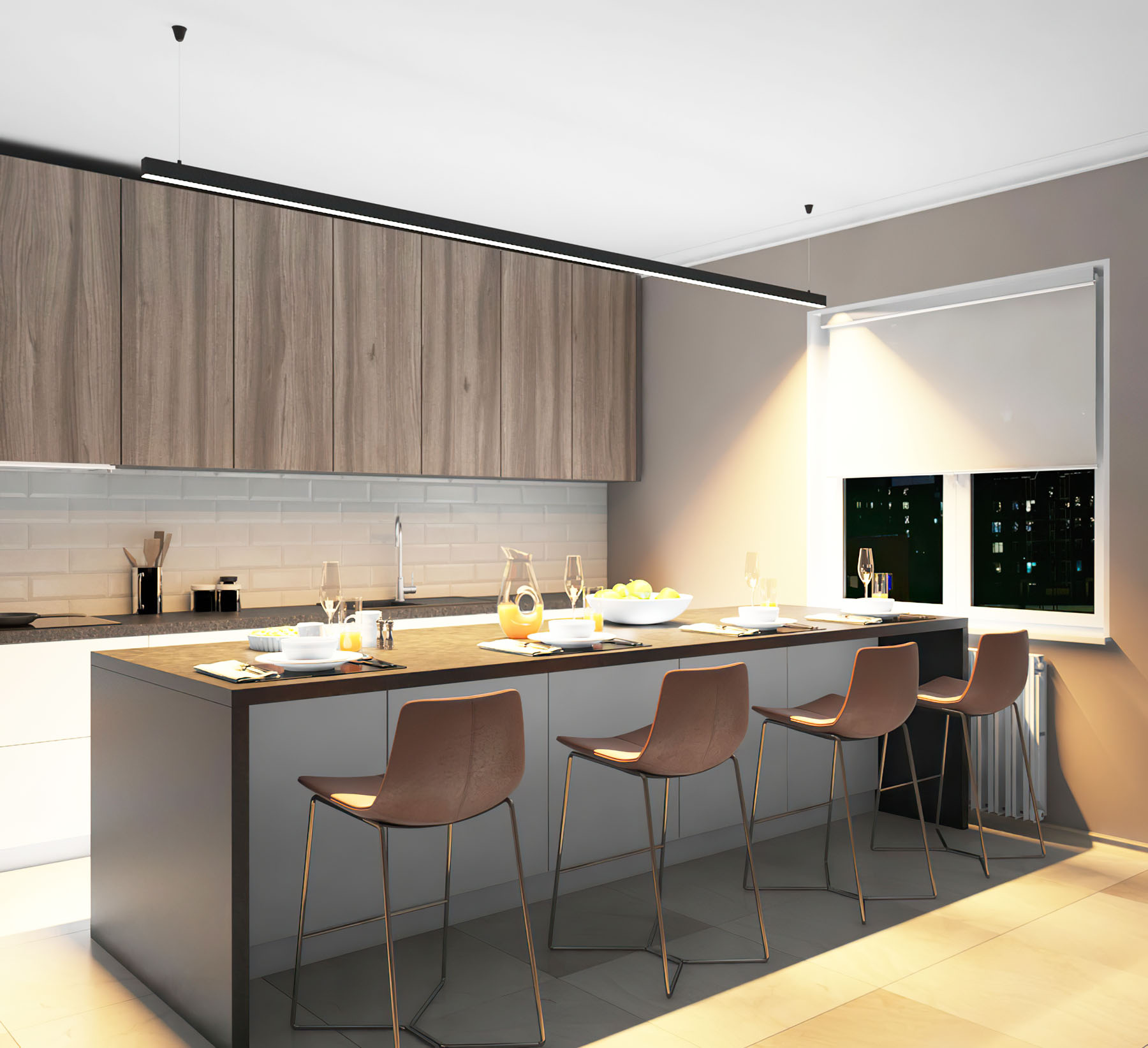 Подвесной светильник Denkirs DK9303-BK