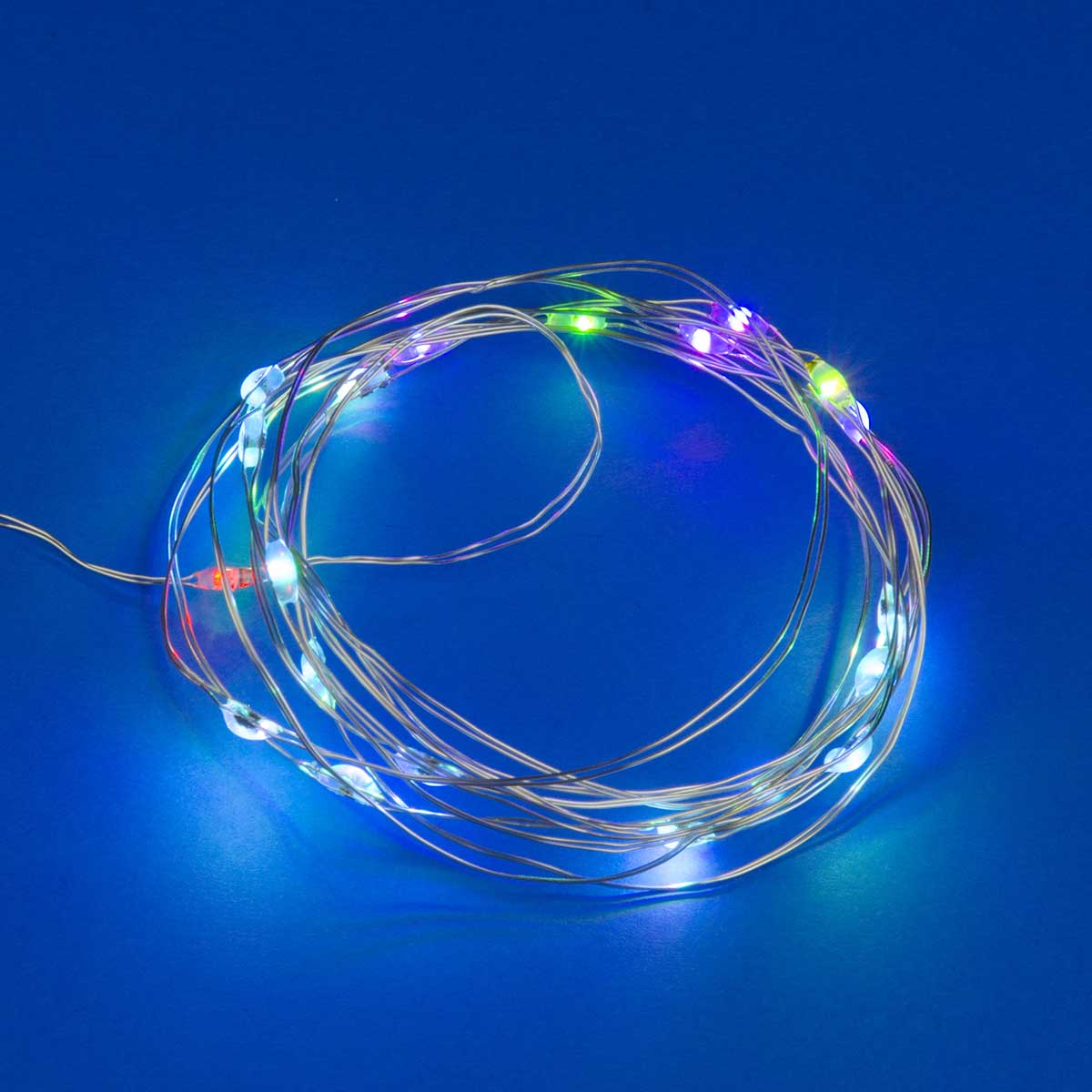 Светодиодная гирлянда Uniel Роса (UL-00007247) разноцветный ULD-S0200-020/DTB/3AA/RC RGB IP20 Dew