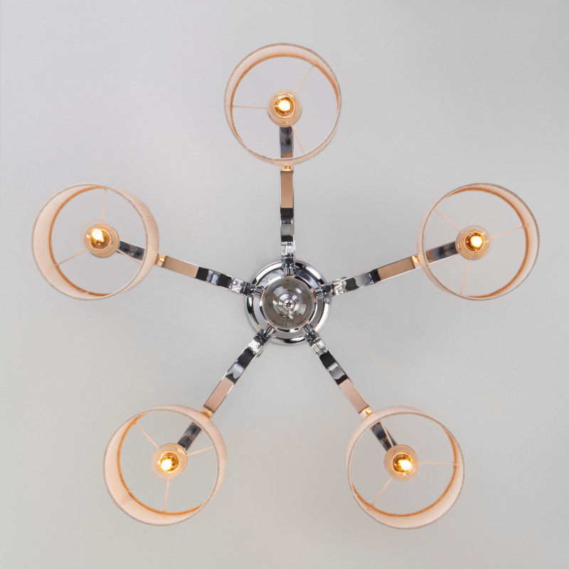 Люстра на штанге Eurosvet 60111/5 хром