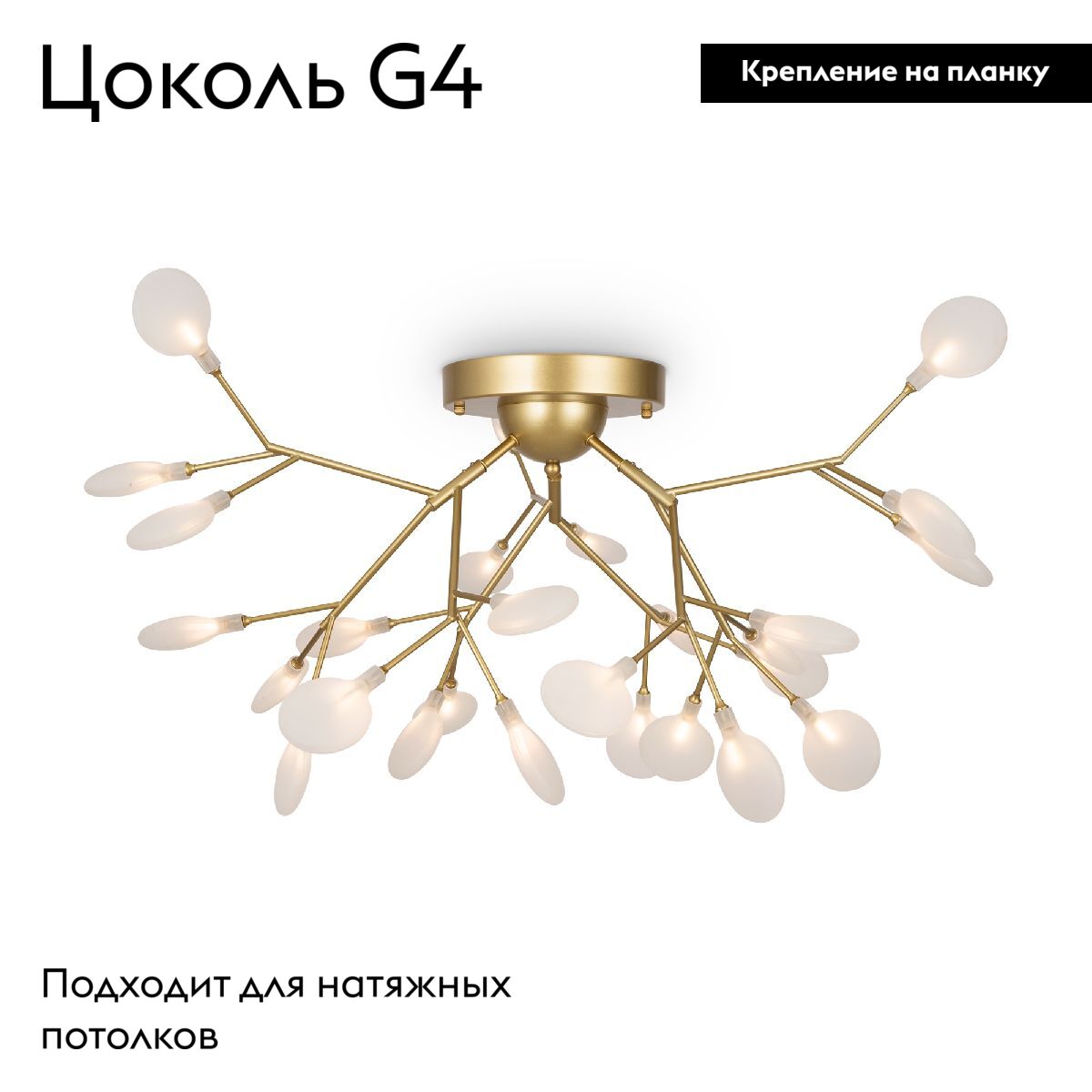 Потолочная светодиодная люстра Freya Florencia FR5049CL-27G