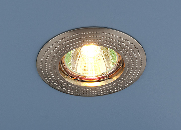 Встраиваемый светильник Elektrostandard 601 MR16 SN сатин никель 4690389011023