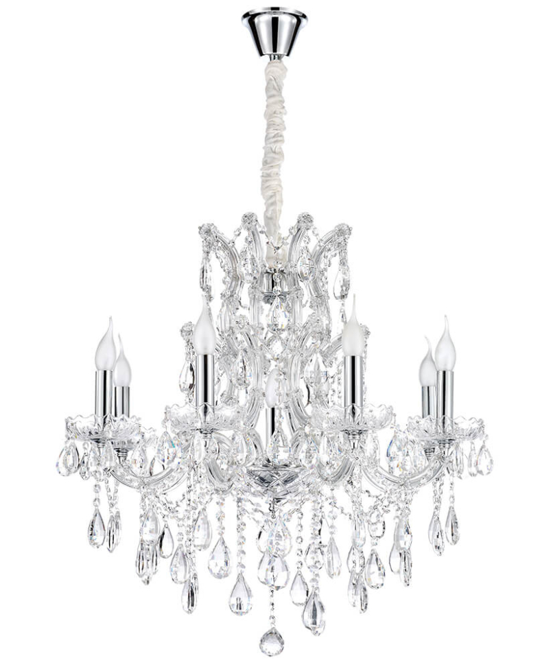 Подвесная люстра Lumien Hall Жозефина 0012/8P-CR