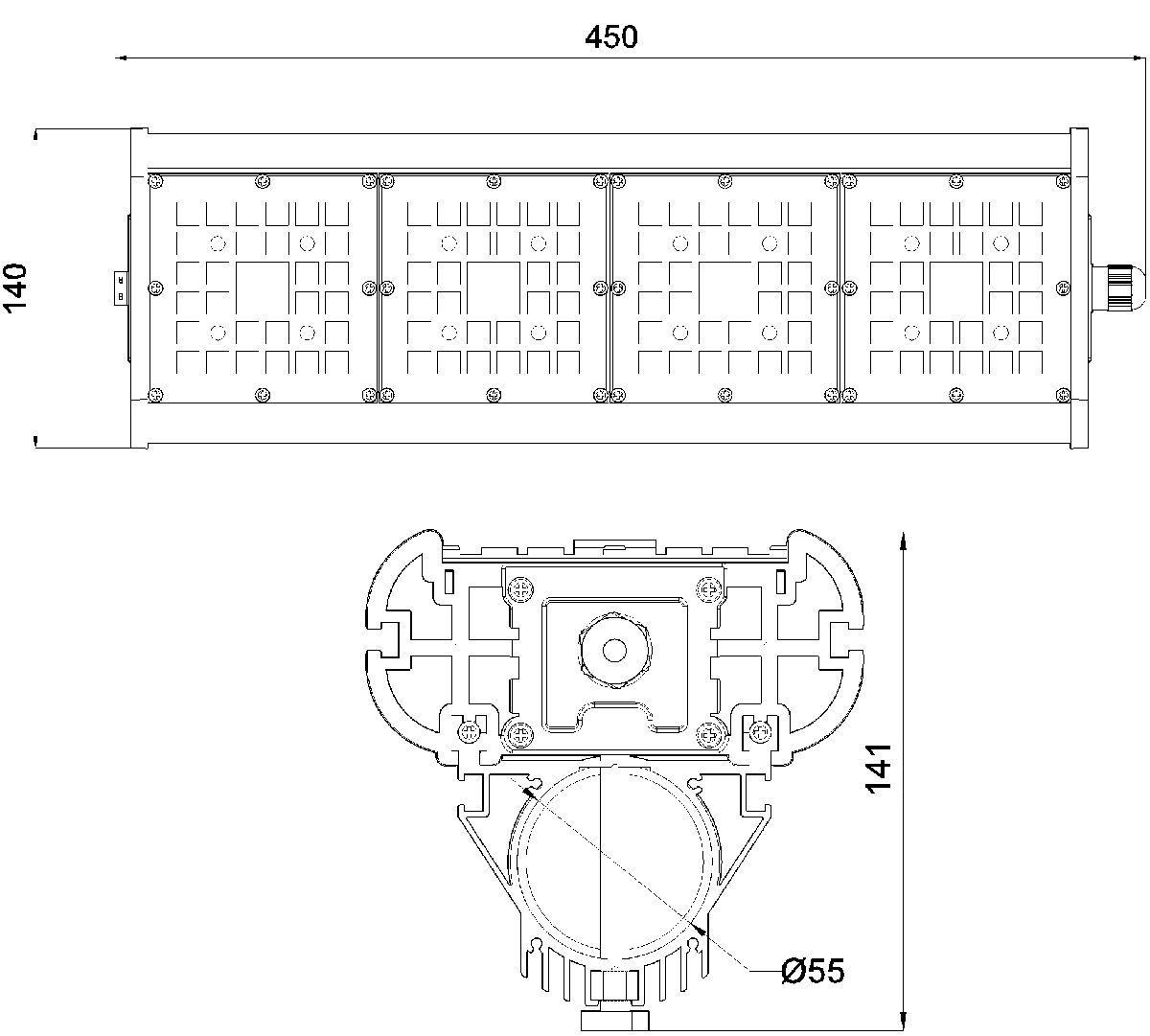 Прожектор Светон Галеон 41-85-Ш-150-ПТ/0/0-5К80-К67 CB-C0331042