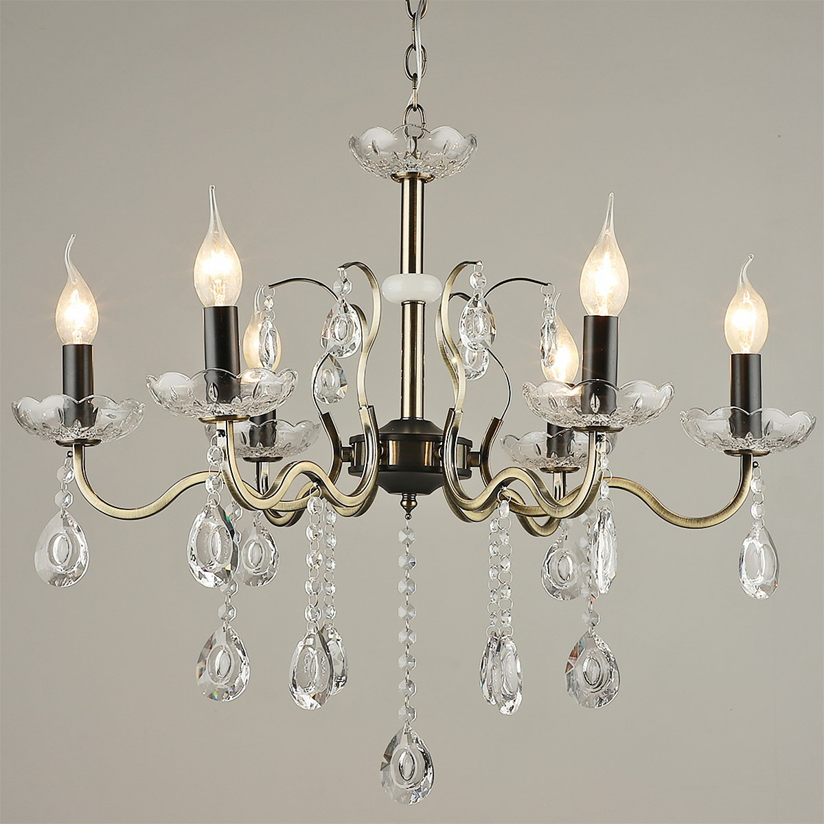 Подвесная люстра Reluce 03804-0.4-06 AB+BK