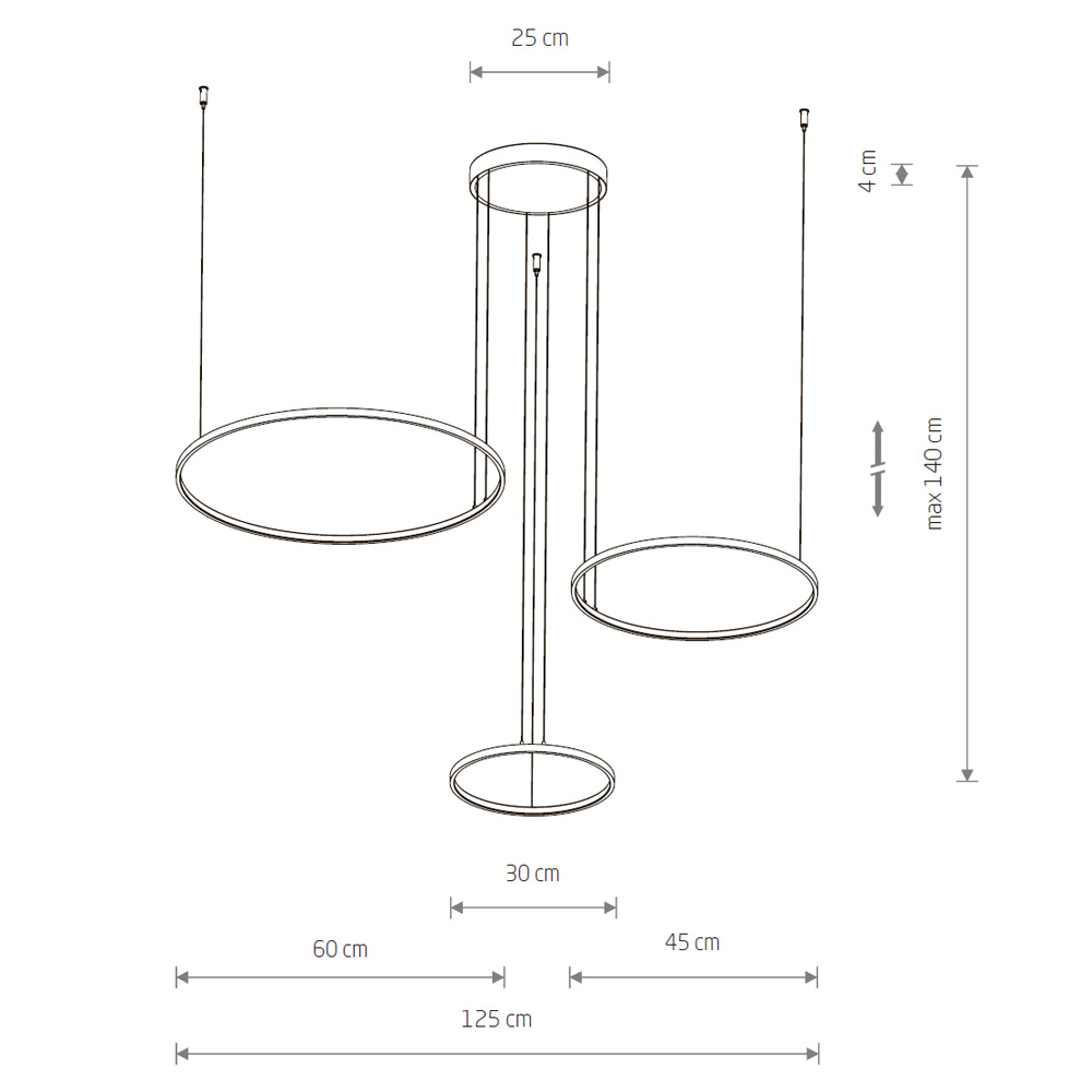 Подвесная люстра Nowodvorski Circolo Led 11602
