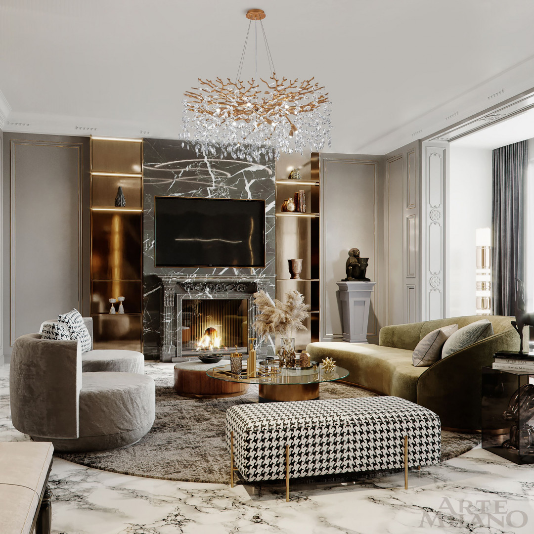 Подвесная люстра Arte Milano Milan 231901/D1000/14/B Pa