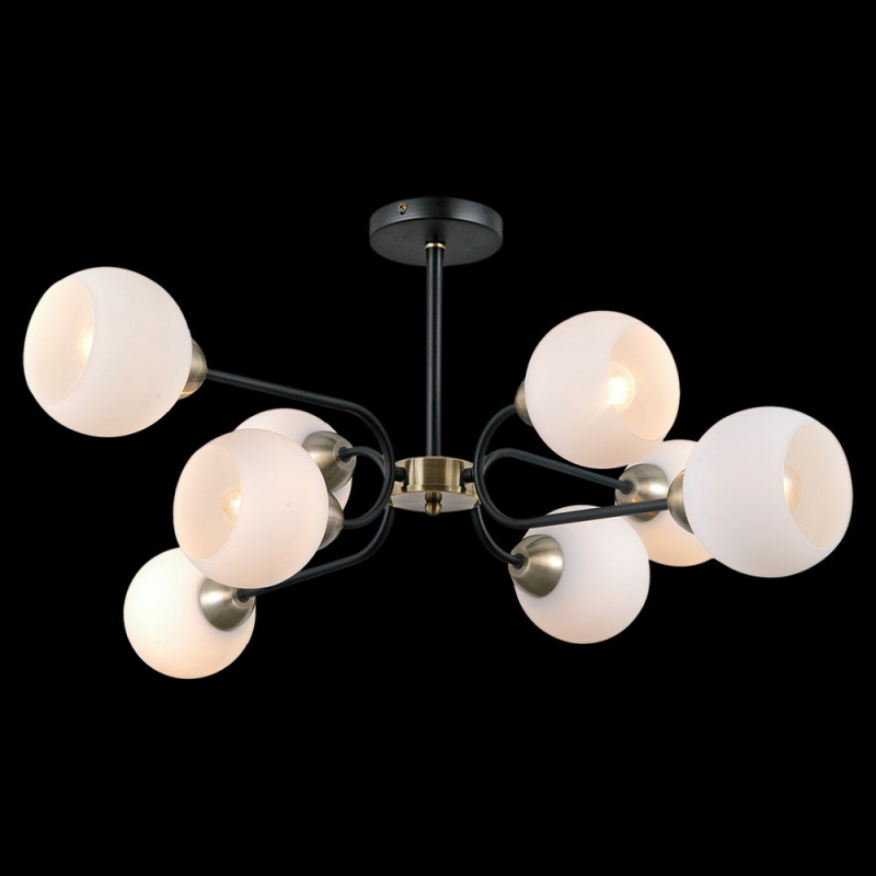 Люстра на штанге Illumico IL0398-8CSQ-79 BK WT