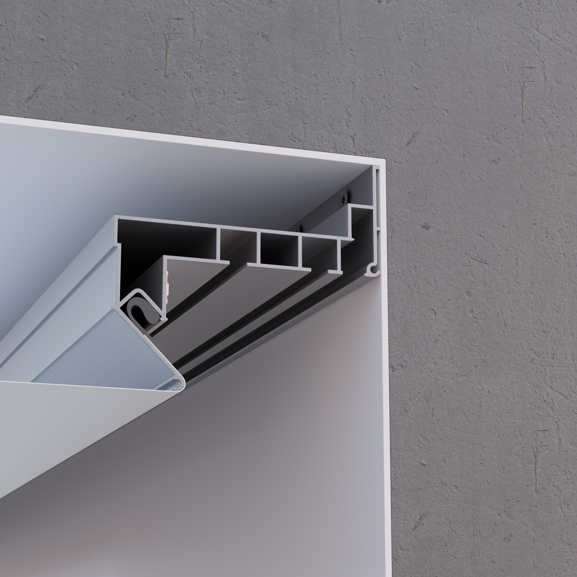 Алюминиевый профиль для натяжного потолка Apeyron 08-59