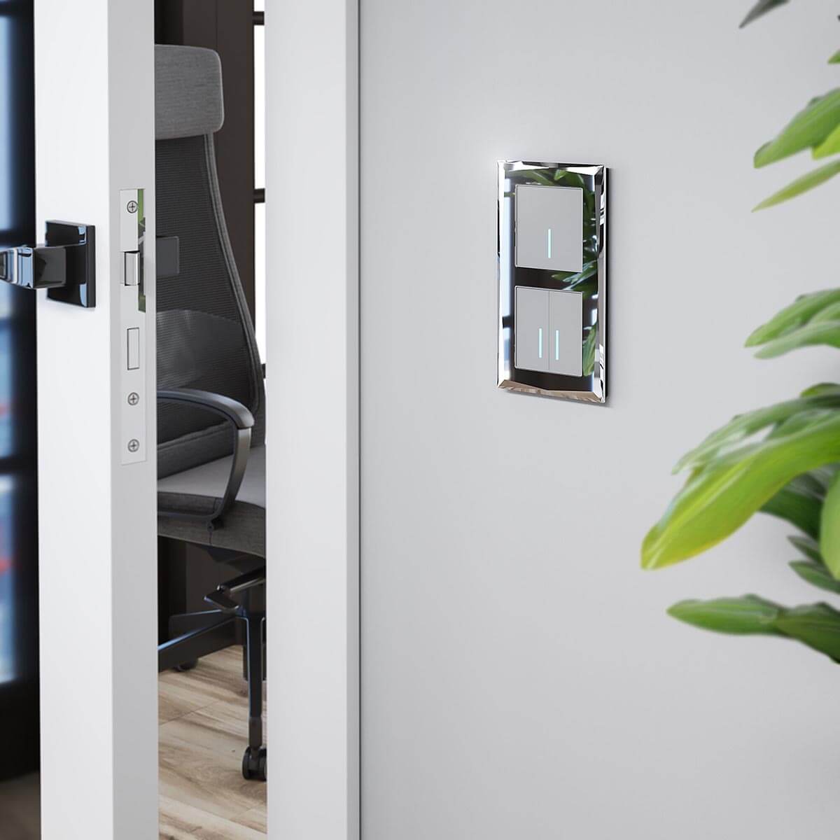 Сенсорный выключатель одноклавишный с подсветкой Werkel 4690389179525 W4510006