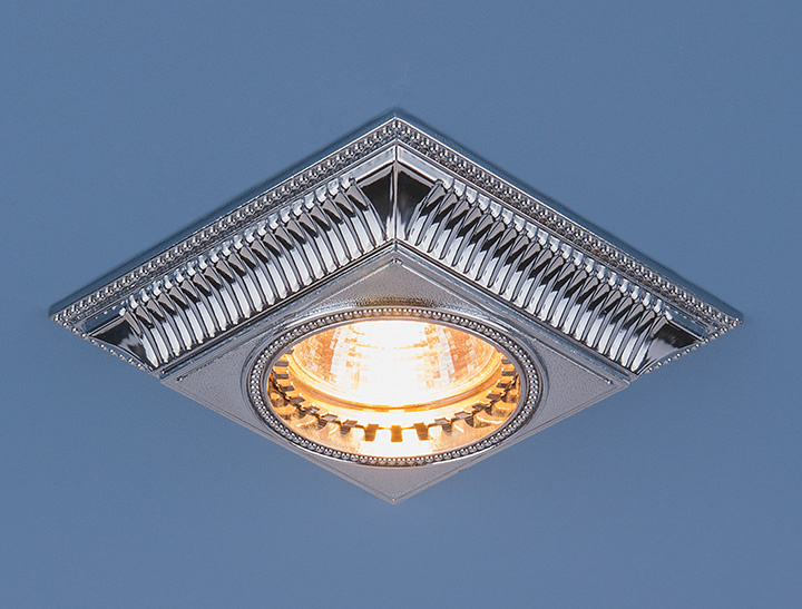 Встраиваемый светильник Elektrostandard 4102 MR16 CH хром 4690389045387